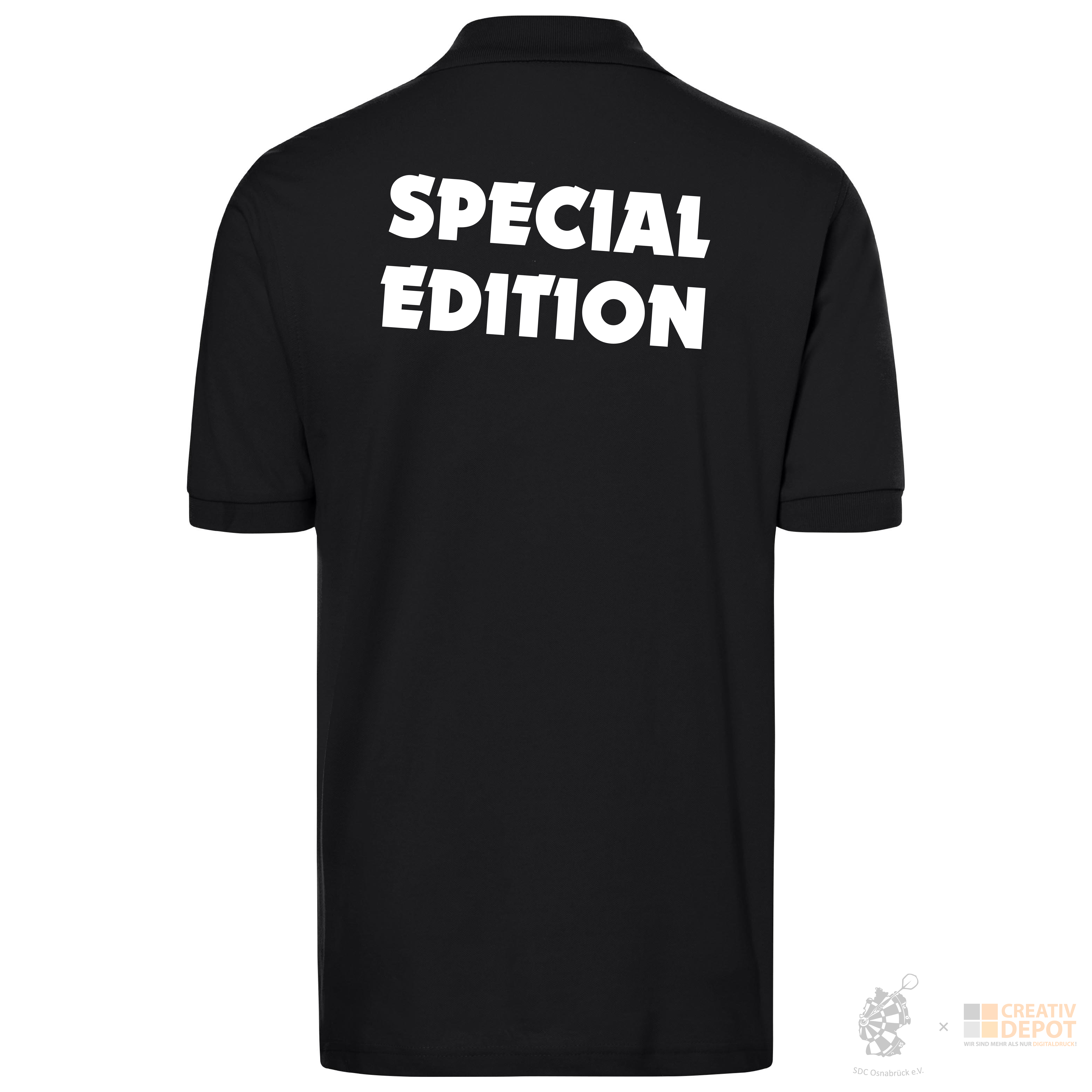 SDC Polo-Shirt SPECIAL EDITION - Schwarz