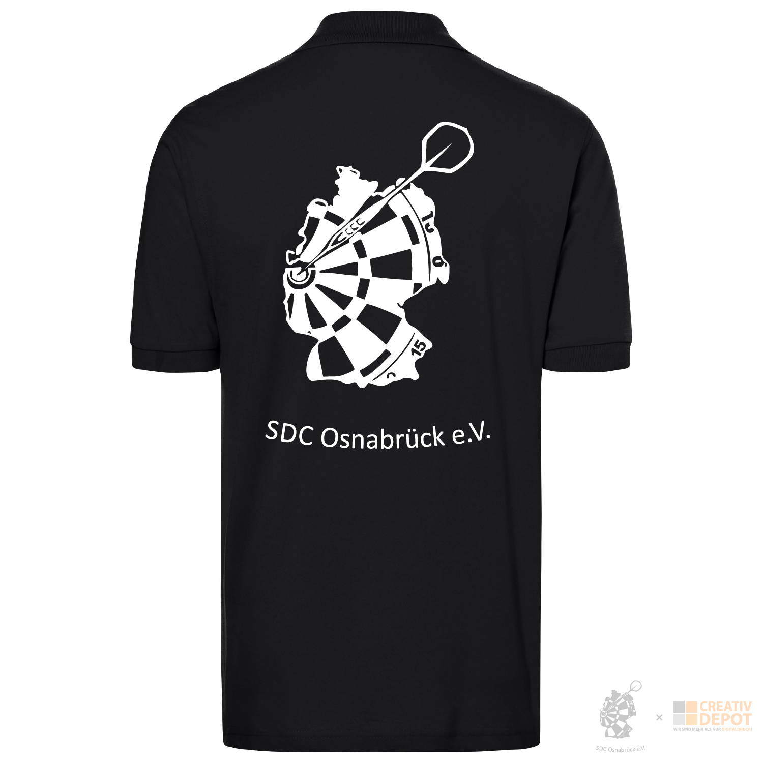 SDC Polo-Shirt - Schwarz