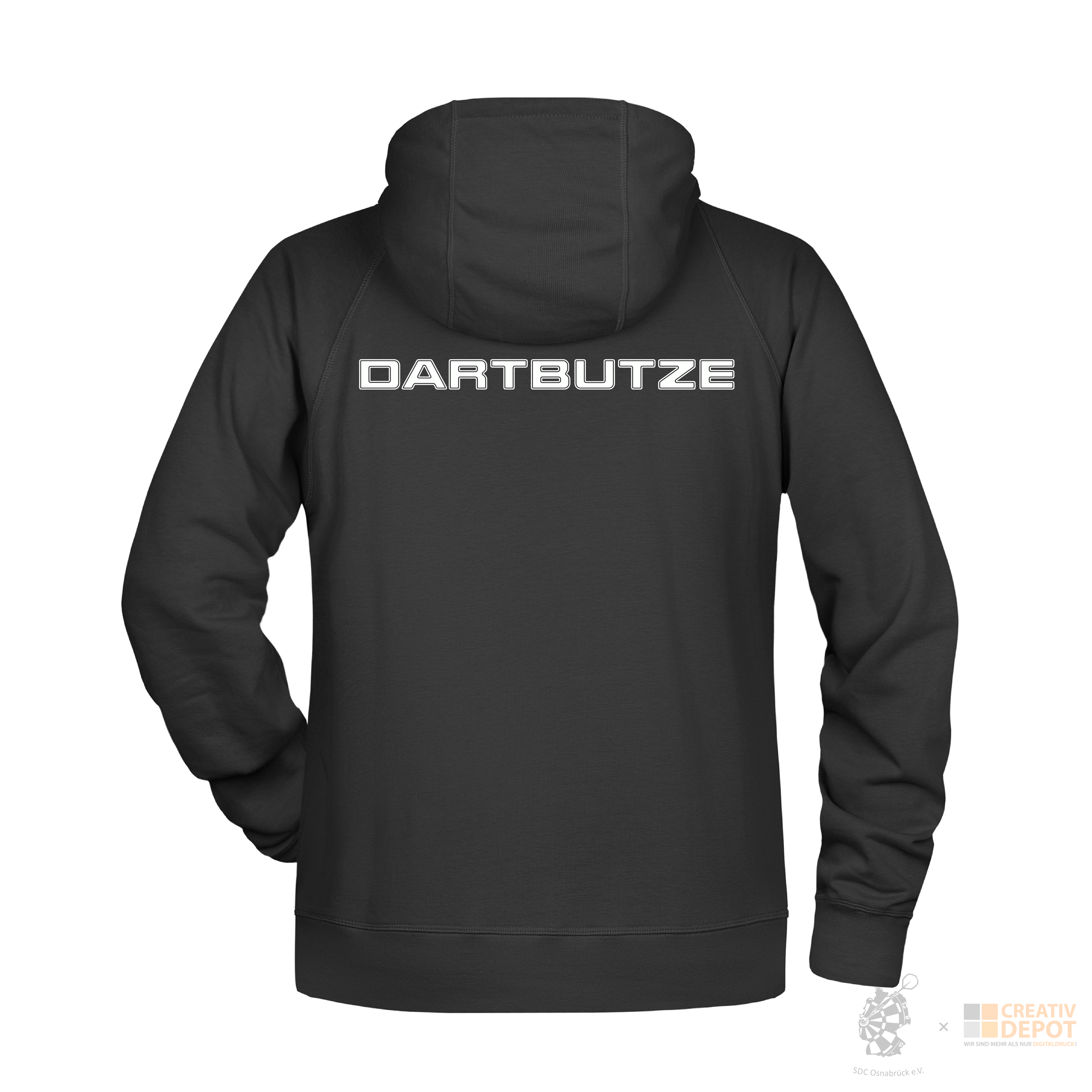 DARTBUTZE Hoodie - Schwarz