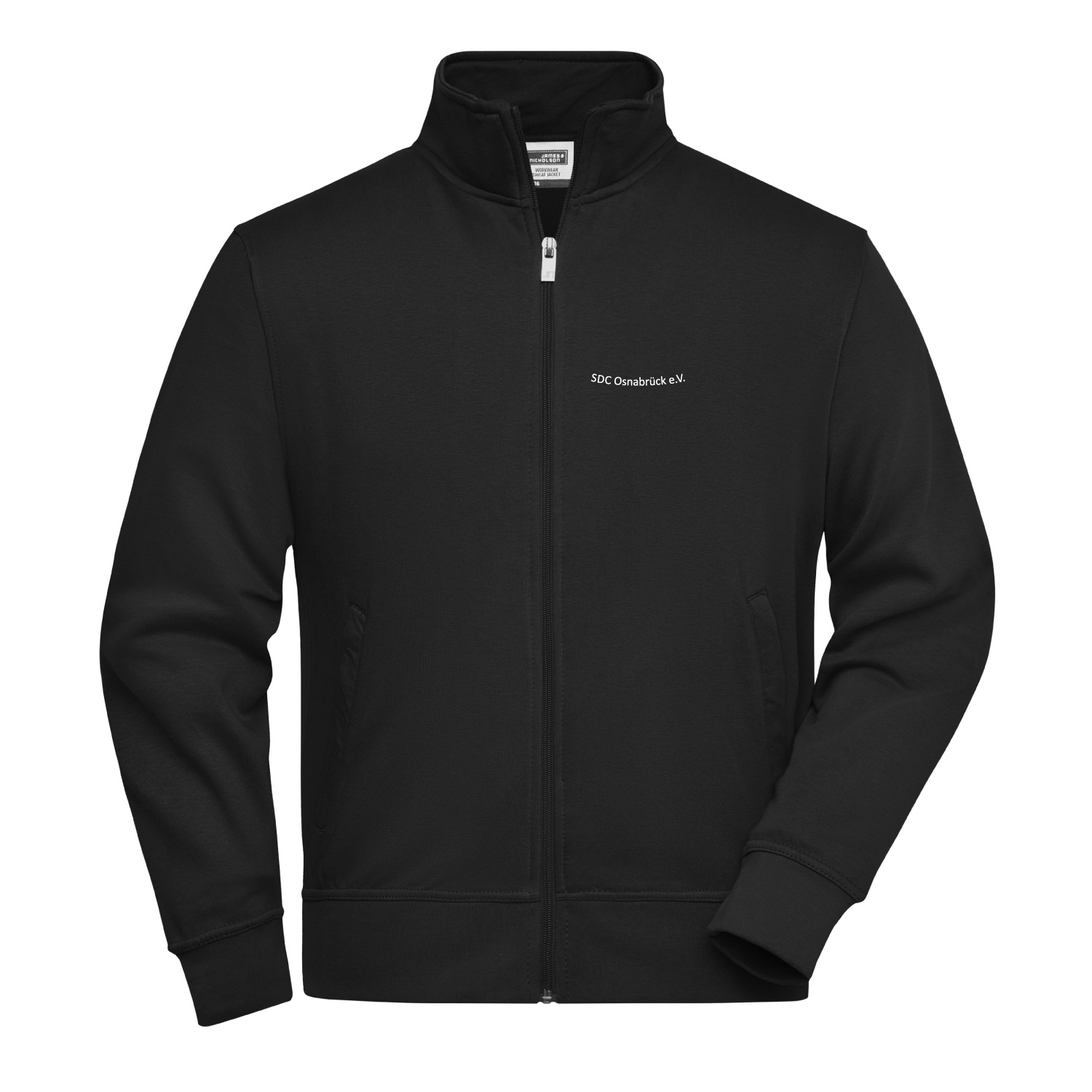 SDC Vereinsjacke mit Stehkragen - Schwarz